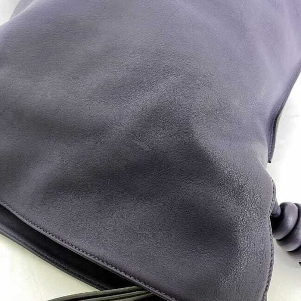Loewe Flamenco Knot Shoulder Bag Purple Shoulder Cowhide Drawstring Tote - Picture 8 of 10